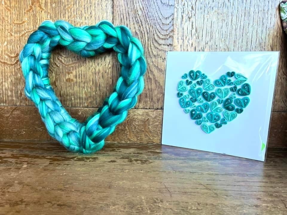 Small Chunky Knit Heart