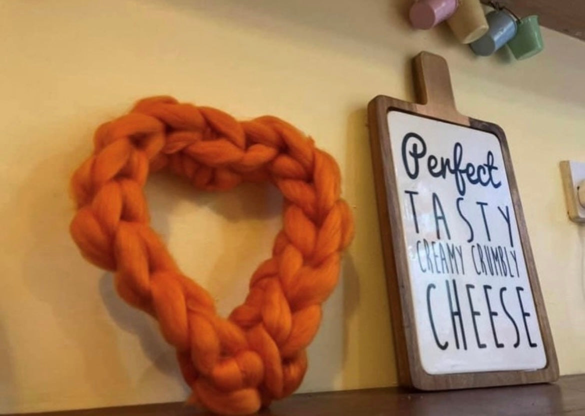 Small Chunky Knit Heart