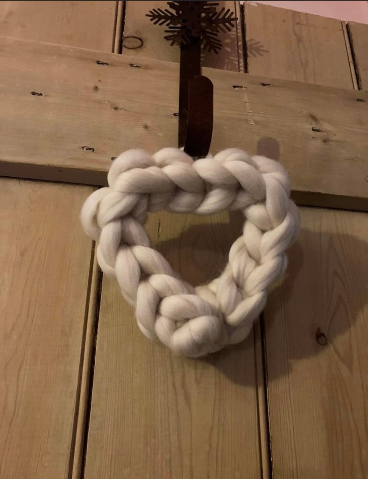 Small Chunky Knit Heart