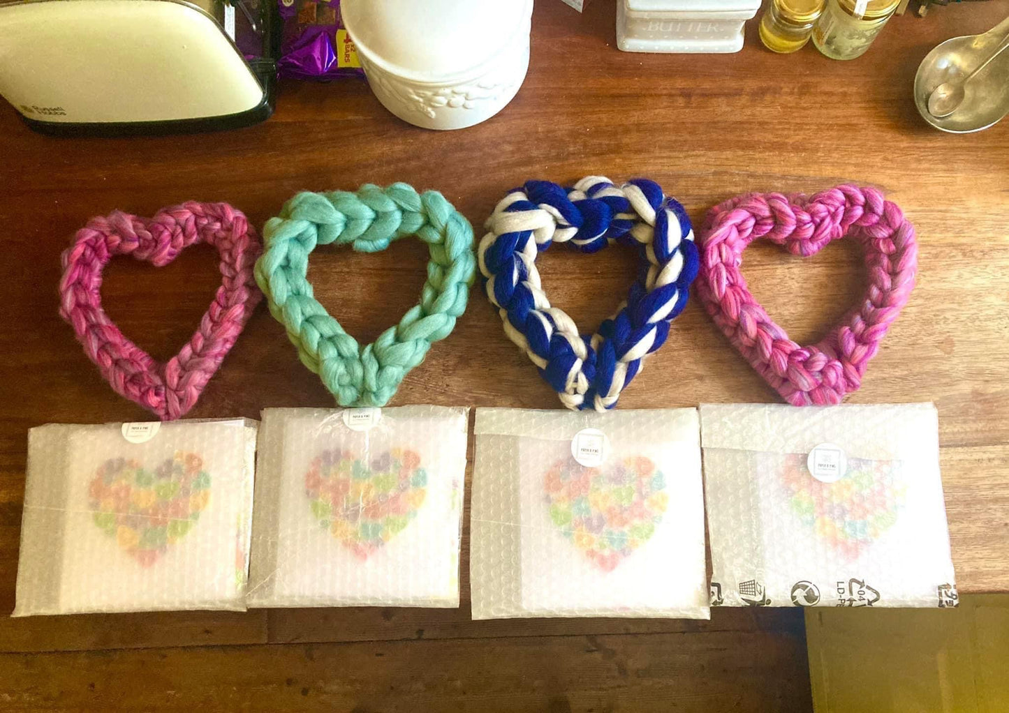 Small Chunky Knit Heart