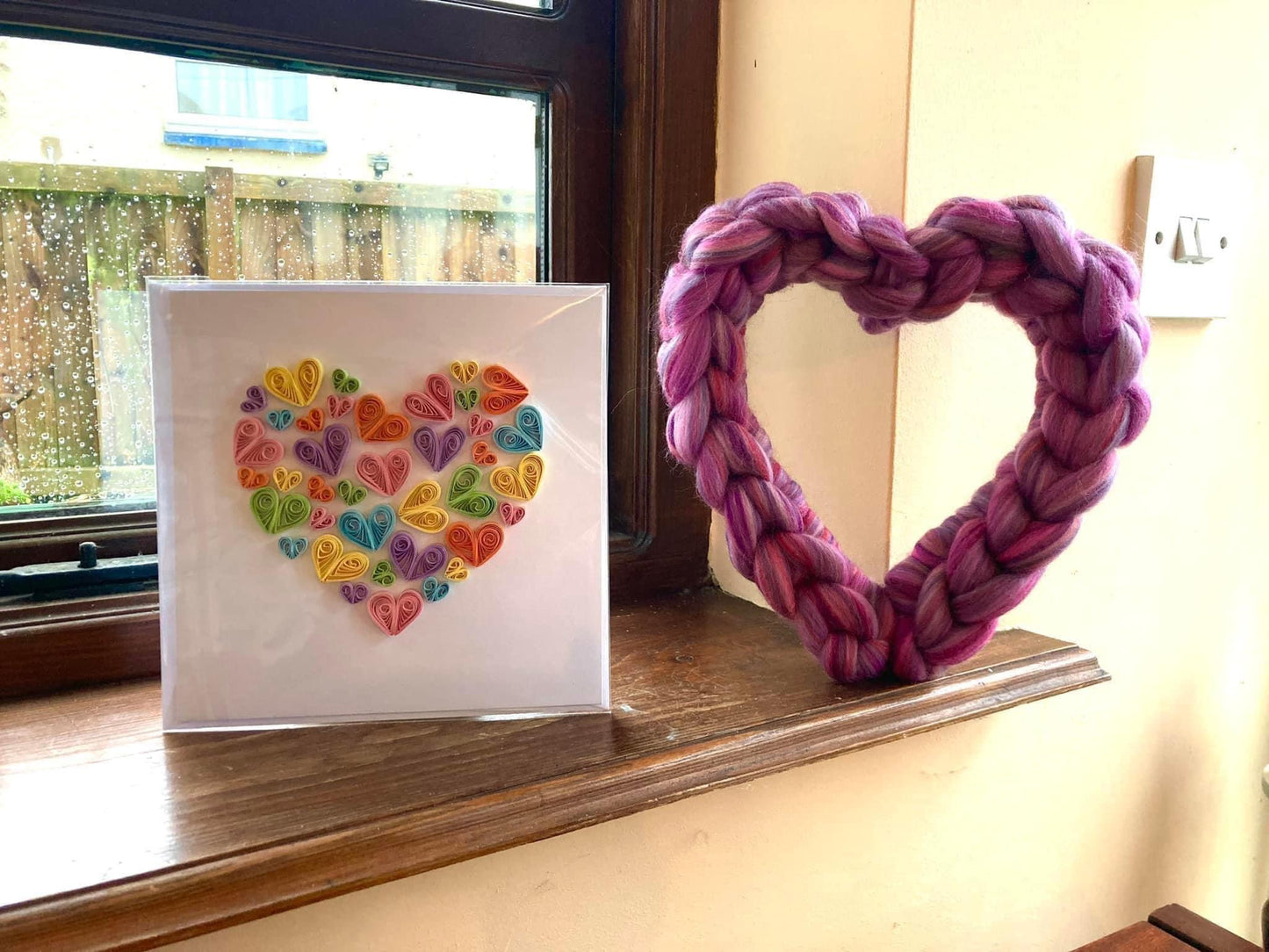 Small Chunky Knit Heart
