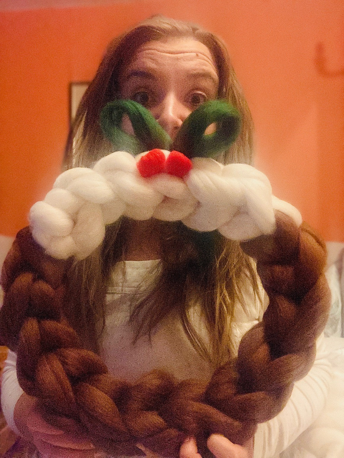 Christmas Pudding Wreath