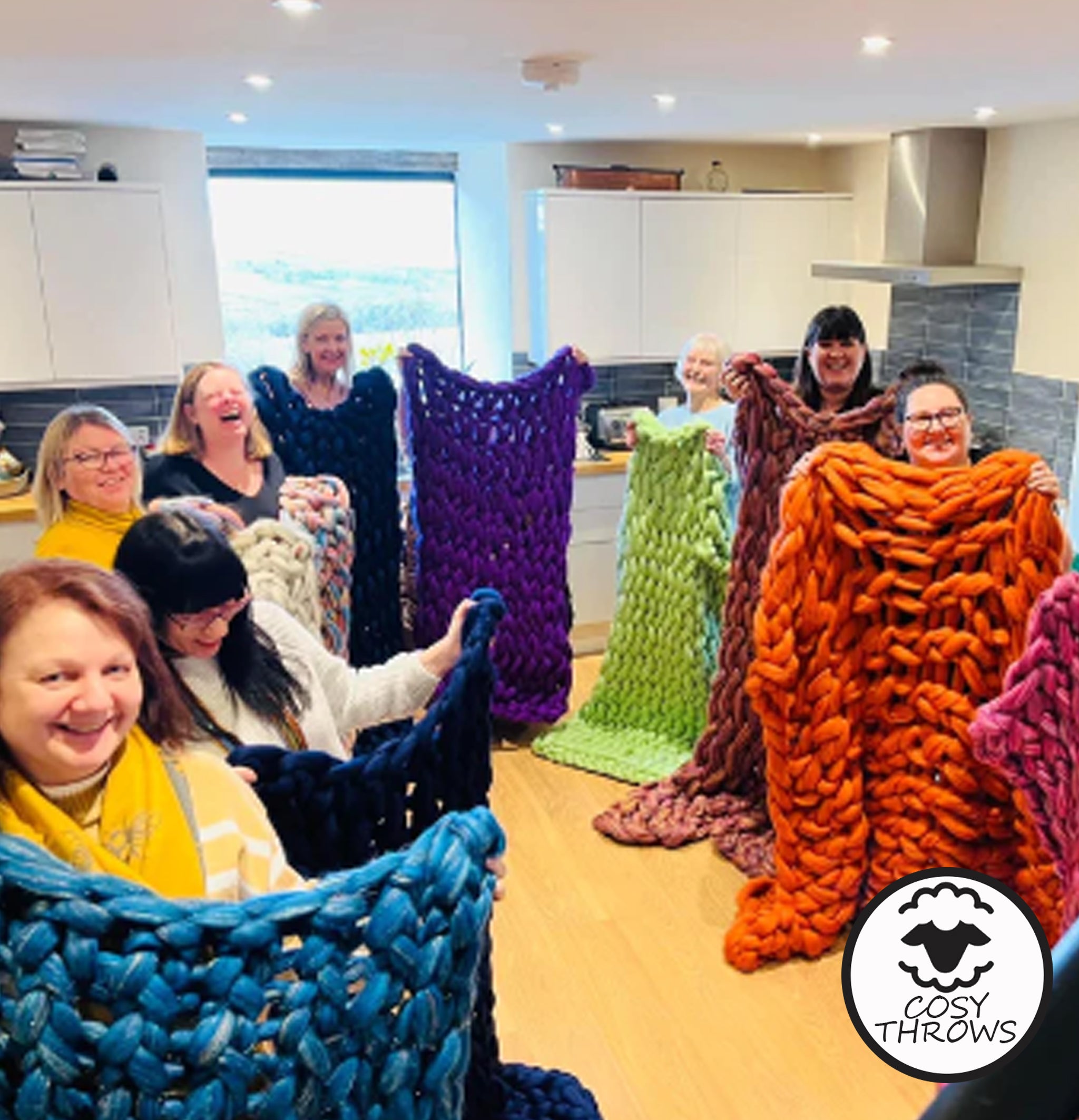 Throw Making Do It Yourself Throw Kit – Cosy Throws