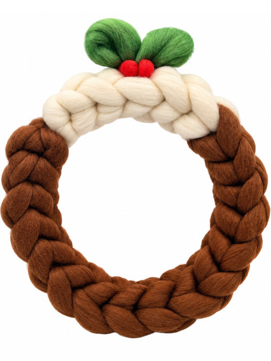 Christmas Pudding Wreath