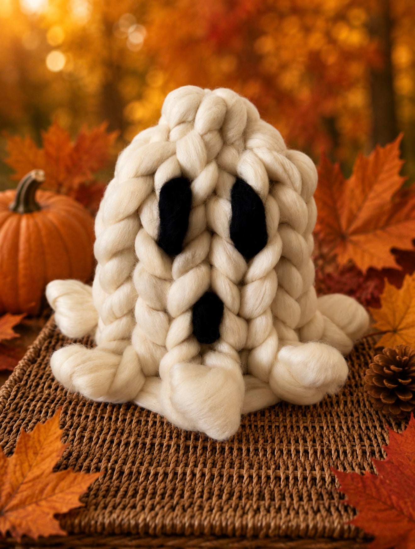 👻 Chunky knit ghost 👻