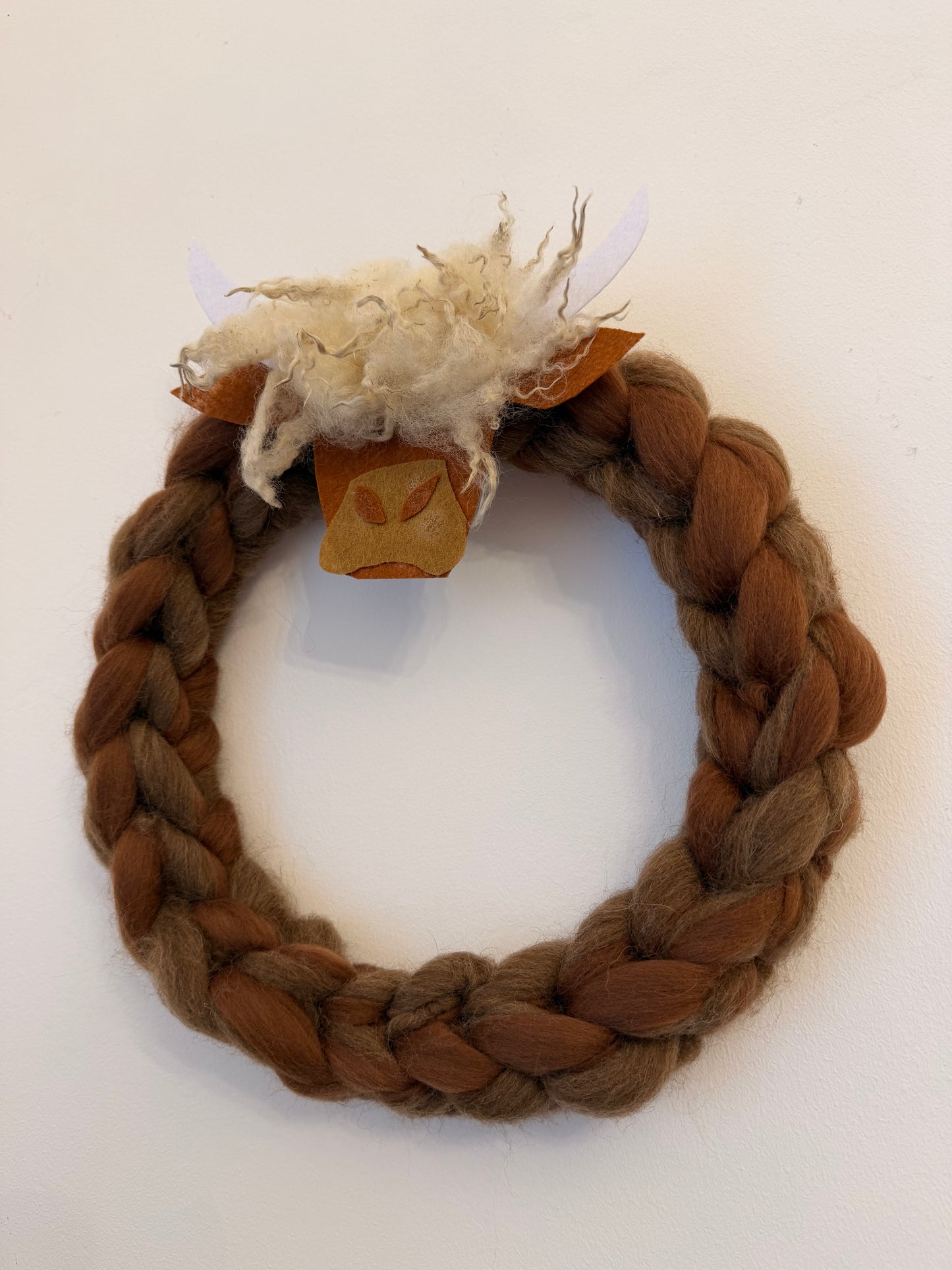 🐮 Highland Cow Wreath 🐮