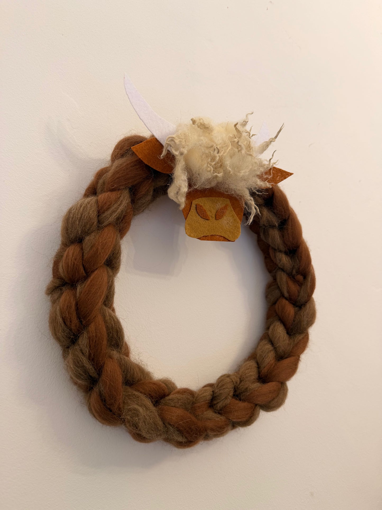 🐮 Highland Cow Wreath 🐮