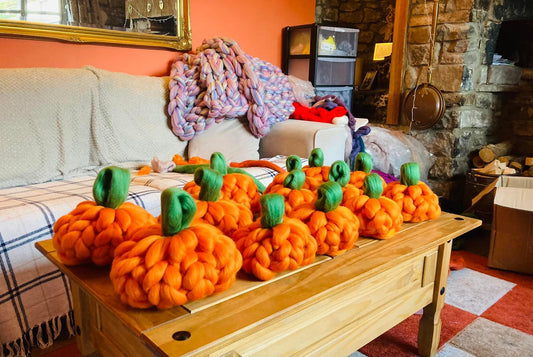 Large Chunky Knit Pumpkin 🎃